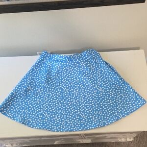 Lilly Pulitzer Girls 16 Thelma Zanzibar Blue Lillys Polka Dot Skirt